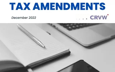 Tax Amendments 2022